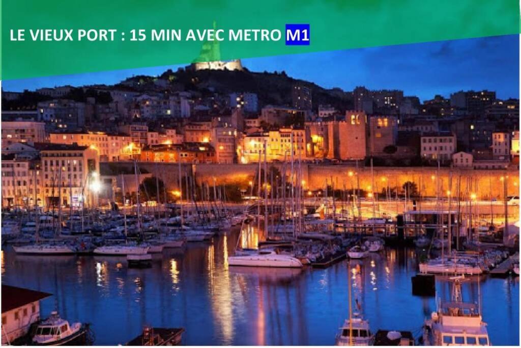 Climatise Gare Stcharles 4 Chambres Grand Balcon / Experience-Immo Марсель Экстерьер фото